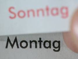 Änderung vor 50 jahren: als die woche plötzlich montags begann